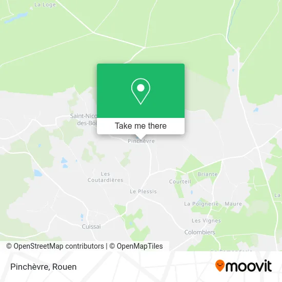 Pinchèvre map