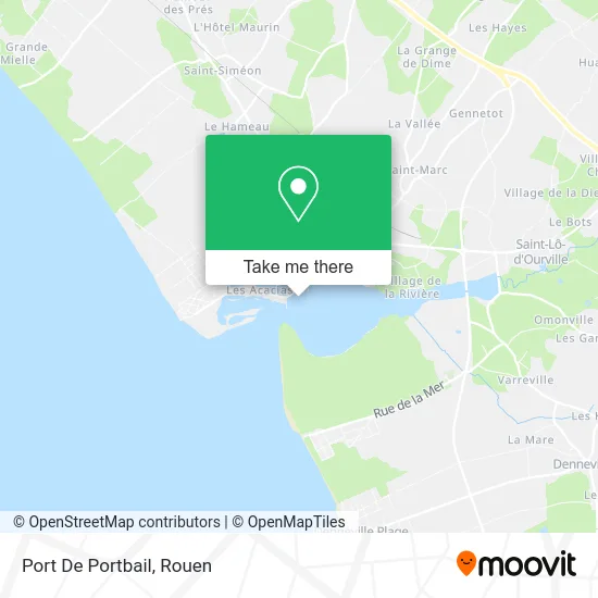 Port De Portbail map