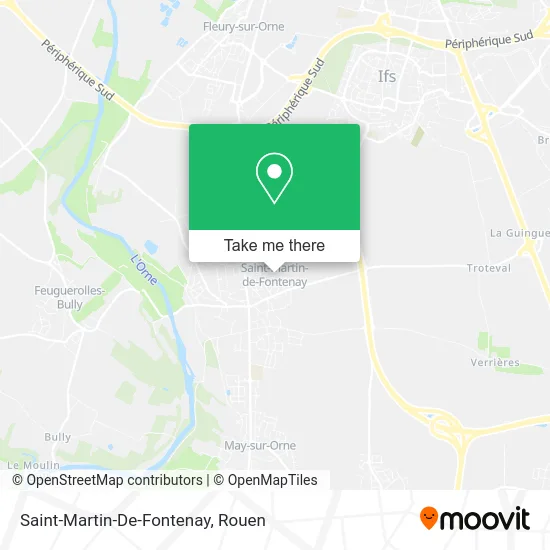 Saint-Martin-De-Fontenay map