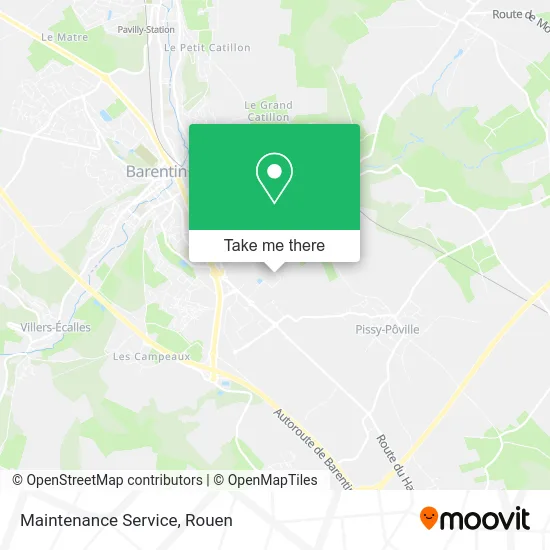 Maintenance Service map