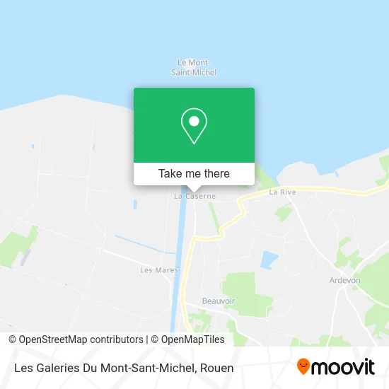Les Galeries Du Mont-Sant-Michel map