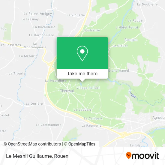 Le Mesnil Guillaume map