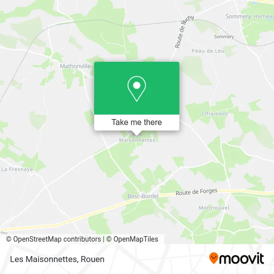 Les Maisonnettes map