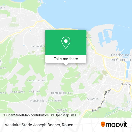 Vestiaire Stade Joseph Bocher map