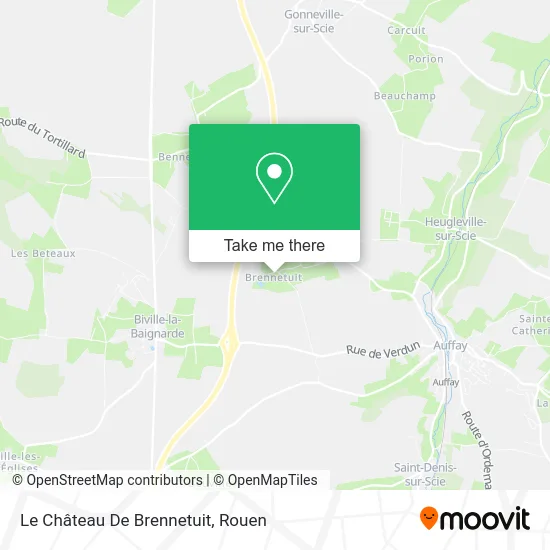 Le Château De Brennetuit map