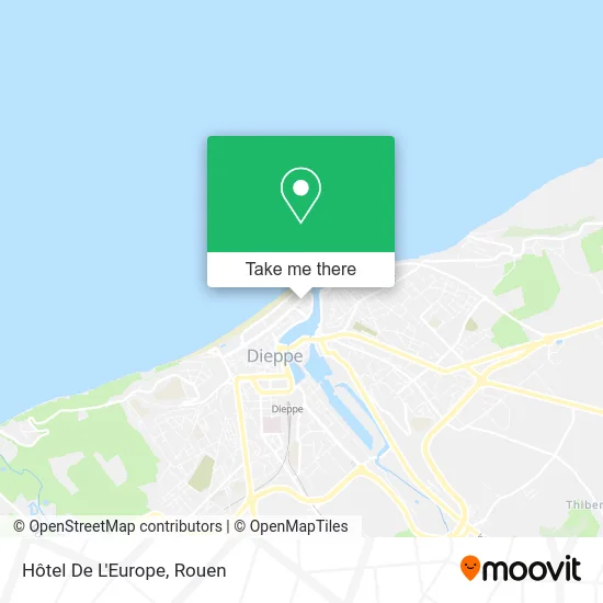 Hôtel De L'Europe map