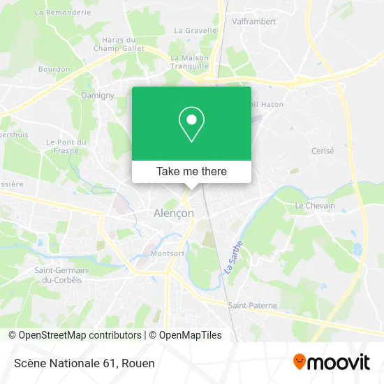 Scène Nationale 61 map