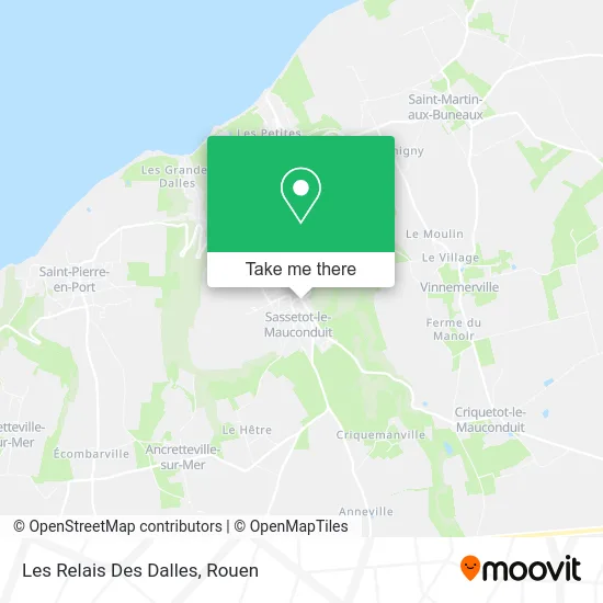 Les Relais Des Dalles map
