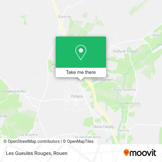 Mapa Les Gueules Rouges