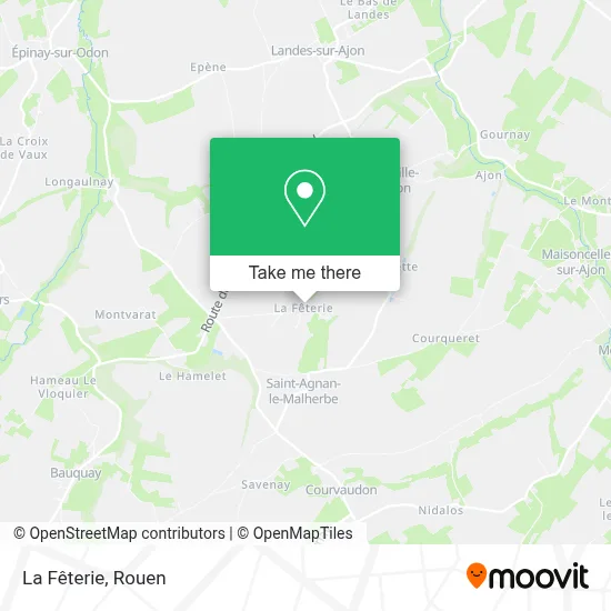 La Fêterie map