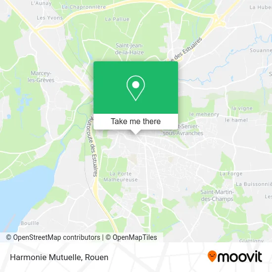 Harmonie Mutuelle map