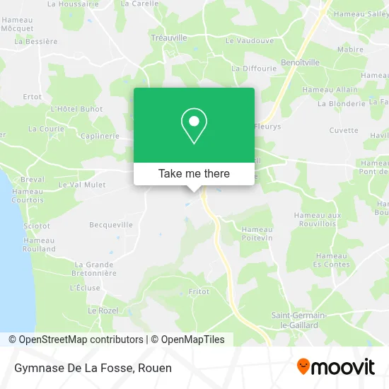 Gymnase De La Fosse map