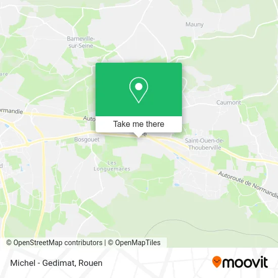 Michel - Gedimat map