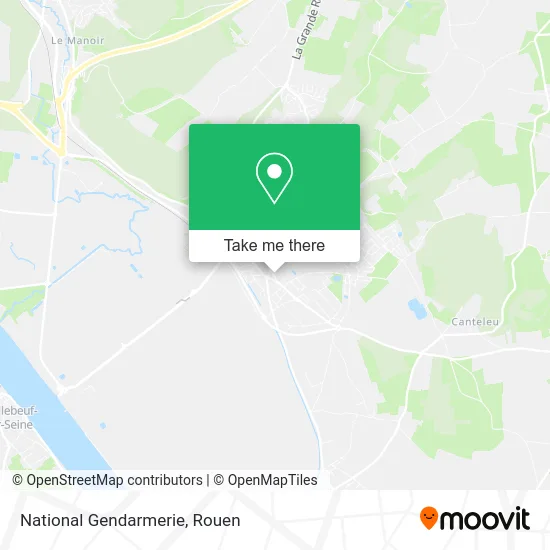 Gendarmerie Nationale map