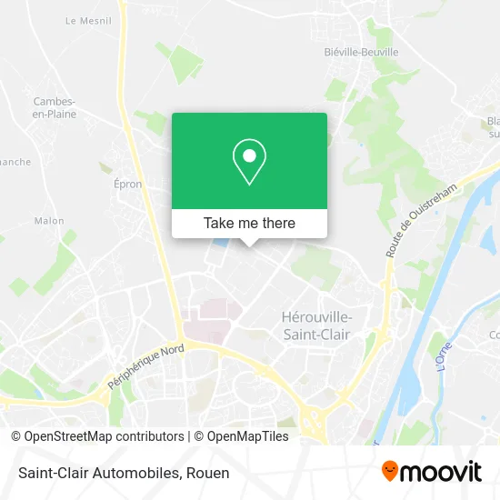 Saint-Clair Automobiles map
