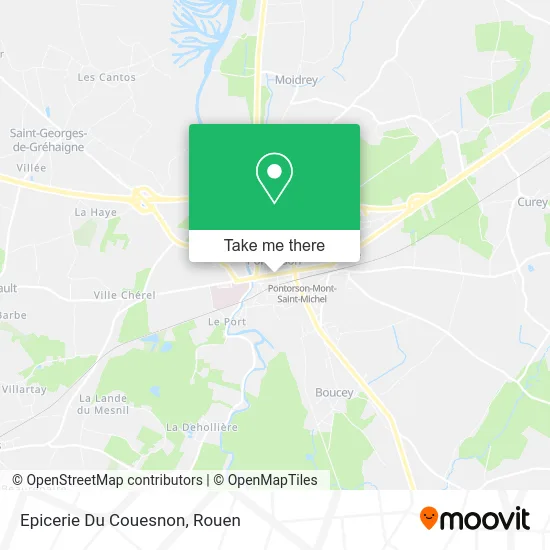 Epicerie Du Couesnon map