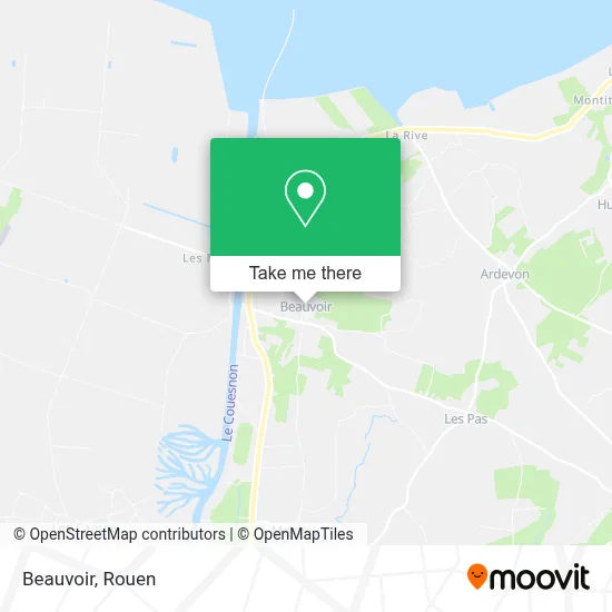 Beauvoir map