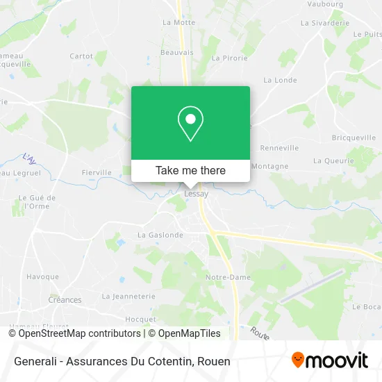 Generali - Assurances Du Cotentin map