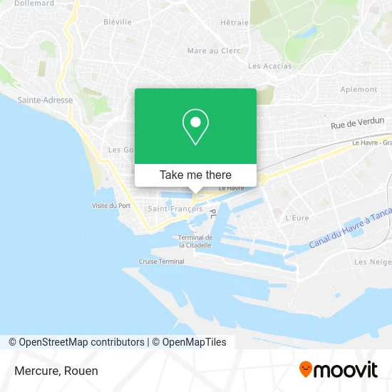 Mercure map