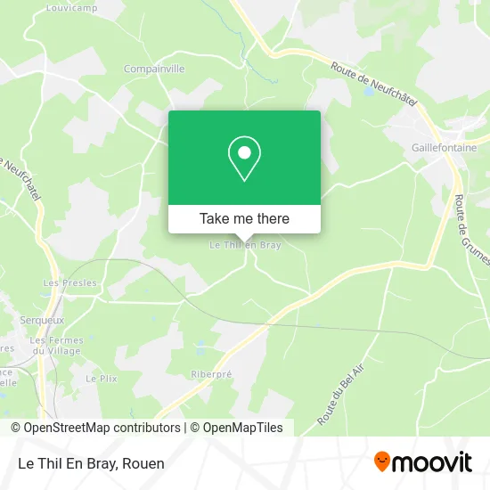Le Thil En Bray map