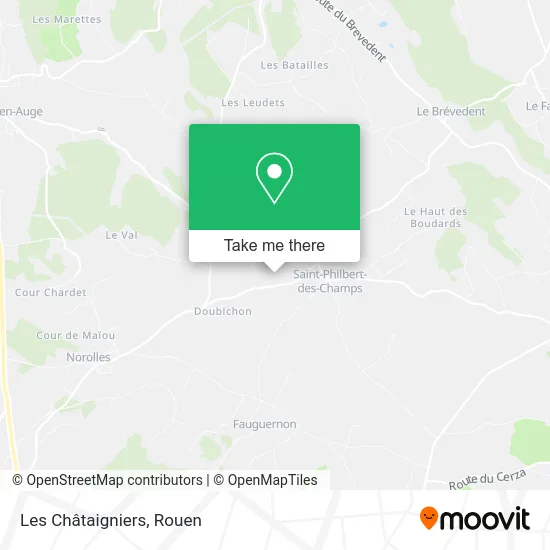 Les Châtaigniers map