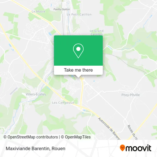 Maxiviande Barentin map