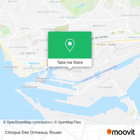 Clinique Des Ormeaux map