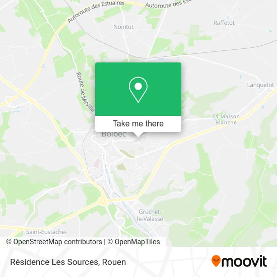Résidence Les Sources map