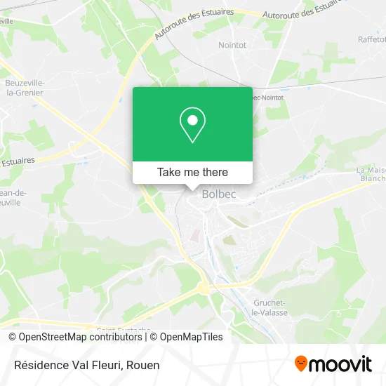 Résidence Val Fleuri map