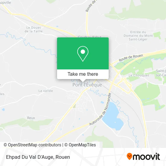 Ehpad Du Val D'Auge map