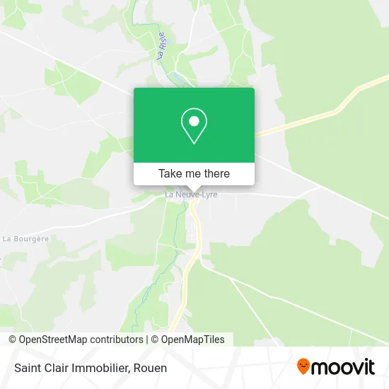 Saint Clair Immobilier map