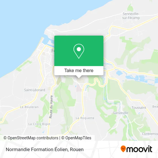 Normandie Formation Éolien map