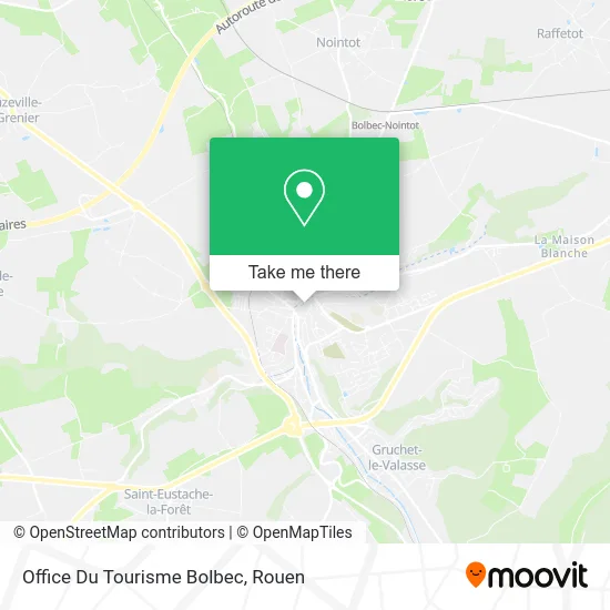 Office Du Tourisme Bolbec map