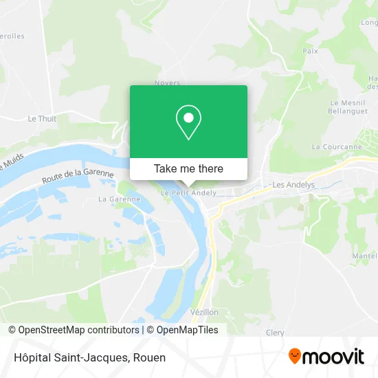 Hôpital Saint-Jacques map