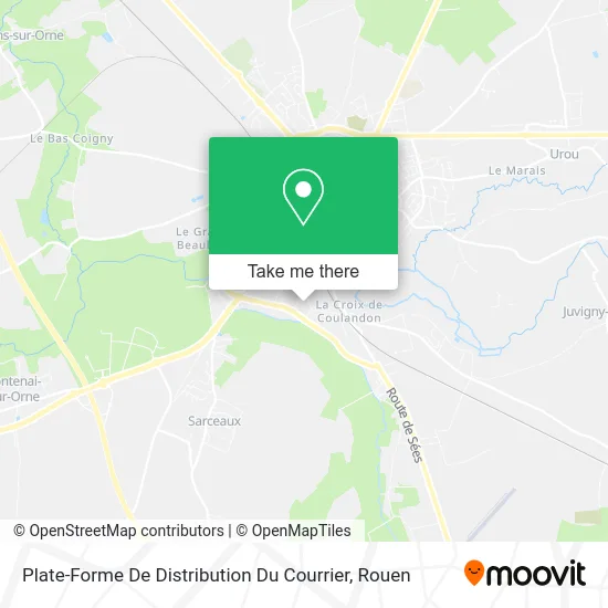 Plate-Forme De Distribution Du Courrier map