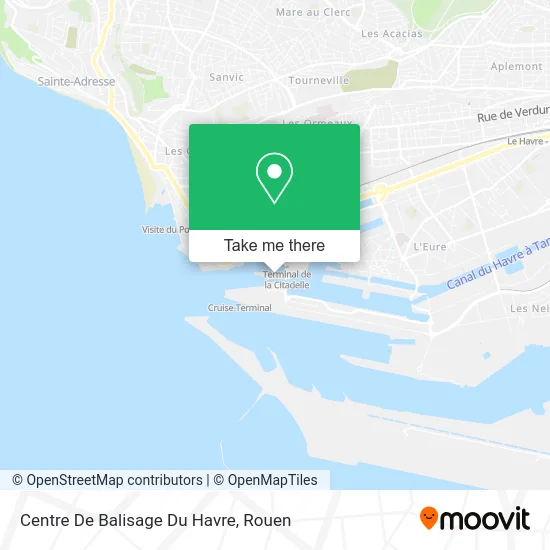 Centre De Balisage Du Havre map