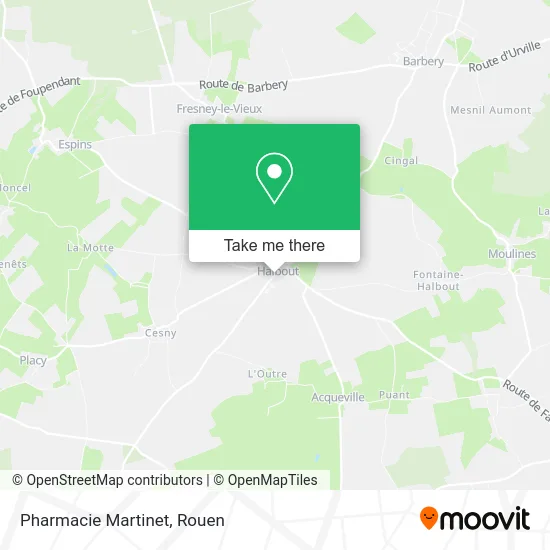 Pharmacie Martinet map