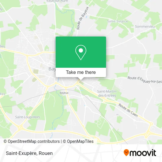 Saint-Exupère map