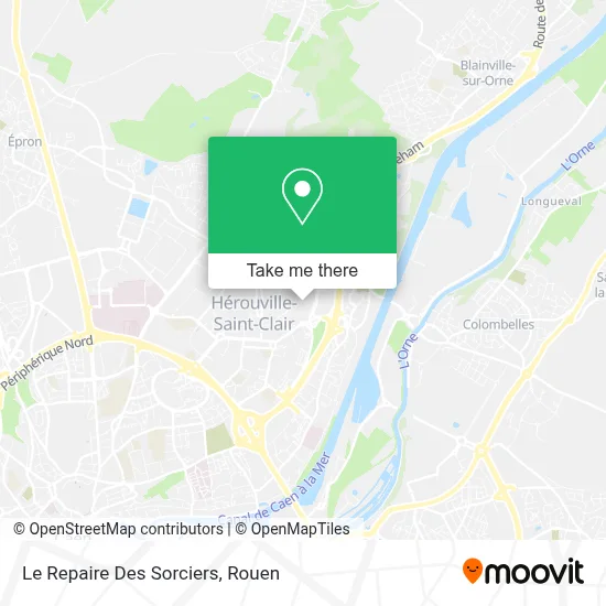 Le Repaire Des Sorciers map