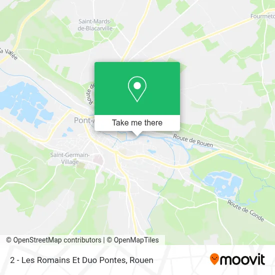 2 - Les Romains Et Duo Pontes map