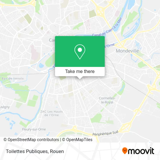 Toilettes Publiques map