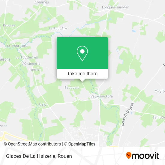 Glaces De La Haizerie map