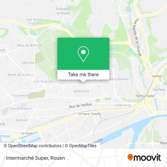 Intermarché Super map