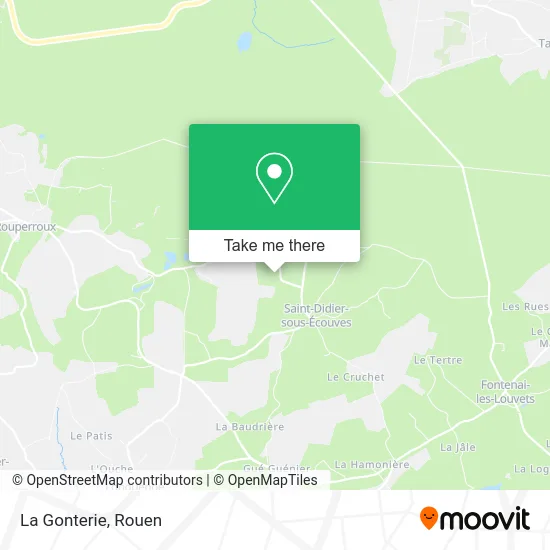 La Gonterie map