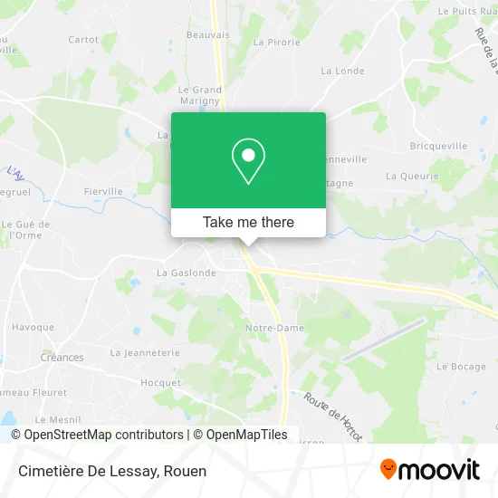 Cimetière De Lessay map