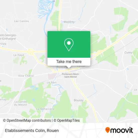 Etablissements Colin map