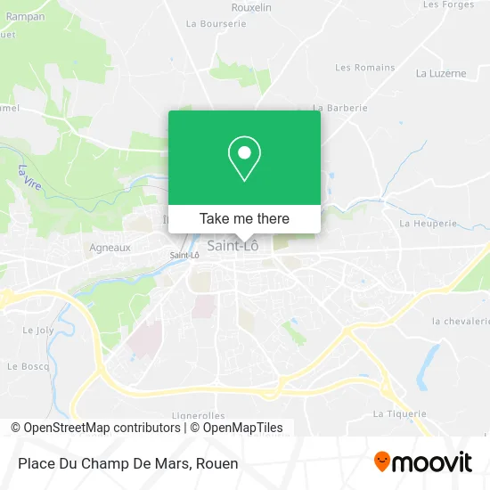 Place Du Champ De Mars map