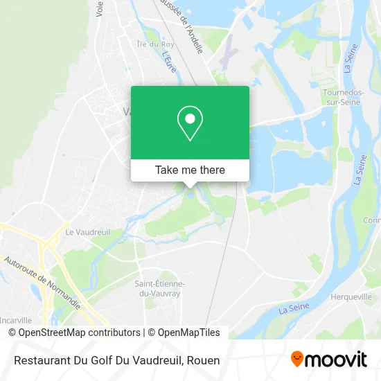 Restaurant Du Golf Du Vaudreuil map