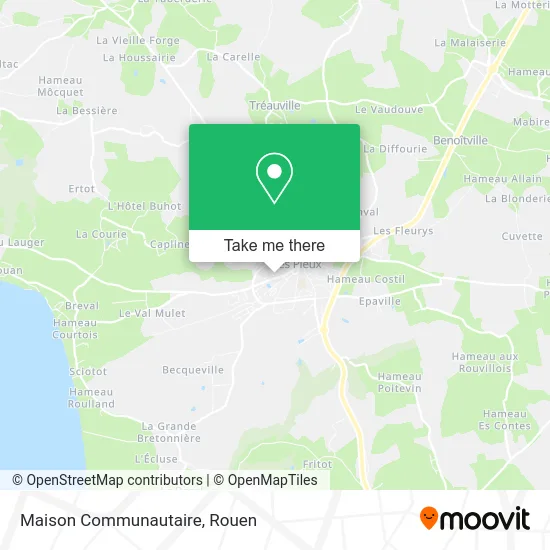 Maison Communautaire map