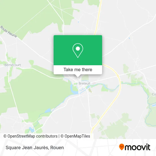 Square Jean Jaurès map